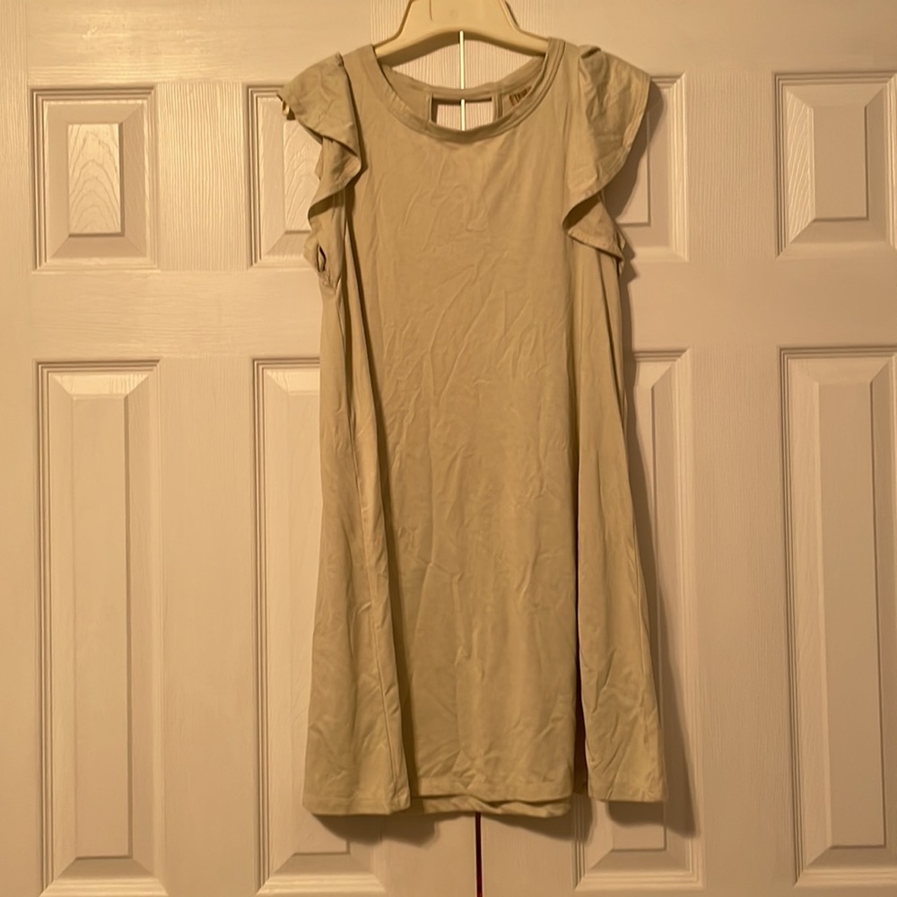 True craft cream casual dress. Size medium